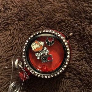 3/$75 I love my Pom badge reel